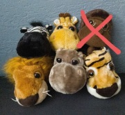 Pluszak Big Headz Safari 22cm - 1 sztuka