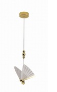 LAMPA WISZĄCA LED LIGHT PRESTIGE MARIPOSA LP-1715/1P ZŁOTY / TRANSPARENTNY