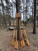 Wiosła sosnowo-mahoniowe NOWE!