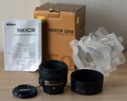 Obiektyw Nikon Nikkor AF-S 50/1,8  kompletny