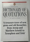 The Penguin Dictionary of Quotations Cohen