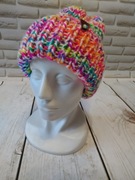 Czapka jesień zima handmade rękodzieło 