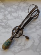 Mikser ręczny metalowy antyk vintage