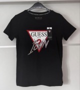 Nowa koszulka Guess rozm. XS napis logo Icon cyrkonie
