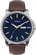 Timex Classic Premium zegarek męski 45mm skórzany pasek TW2V79200 