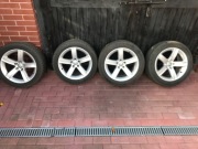 Oryginalne felgi Audi 17 A4 A5 A6 A7 zimowe opony