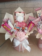 Bukiet box jadalny słodycze komunia prezent