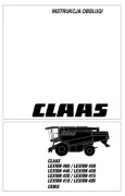 Instrukcja obsługi Claas Lexion 405, 410, 415, 420, 430,