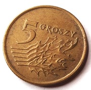 5  groszy  1992  III R.P.