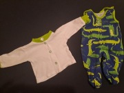 komplet niemowlęcy 2 szt. elementowy zielony rozmia