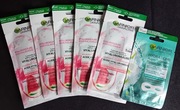 Zestaw Garnier: 5 maseczek do twarzy (Watermelon-Hyaluron) + płatki gratis