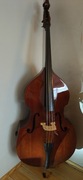 Kontrabas 4/4 drewniany z Filharmonii Lwowskiej.