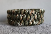 Bransoletka paracord Woodland Diamentowy węzeł