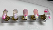 Paznokcie Tipsy Press on nails Hello Kitty