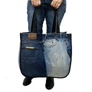 Duża torba Upcykling JEANS River Islands 90
