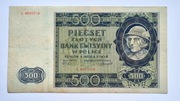 500 zł 1940 rok Seria A