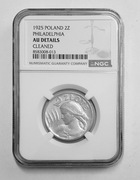2 ZŁOTE 1925 ŻNIWIARKA BEZ KROPKI  NGC AU DETAILS