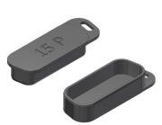 CAP15S (DE003541) Zaślepka ochronna do złączy D-Sub, Deltron AG – 10 sztuk