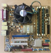 Retro komputer  płyta Asus P5K-VM   Intel E8500  Corsair DDR2 4GB