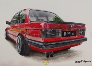 Obraz akrylowy BMW E30 21x29,7cm 