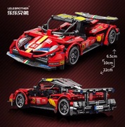 Model Samochód Wyścigowy – Klocki Konstrukcyjne 408 elementów