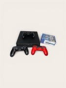PS4 Slim 1TB 3 pady + gry + oryginalne pudełko