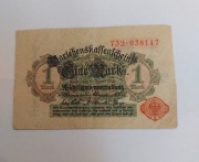 1 Marka 1914 rok (Darlehenskassenschein)