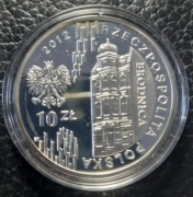 sprzedam w formie licytacji monetę 10 zł Ag 150 lecie Bankowości Spółdz.