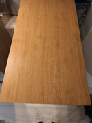 Stół Avelino160-220x90 w kolorze naturalnego Dębu z czarnymi nogami