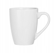 Biały kubek Glasmark Bruno porcelana ceramika 300ml zestaw 6 szt. do latte 