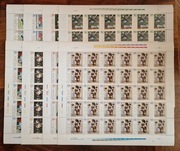 Fi: 3089 - 3096** Pełne arkusze.  Kwiaty w malarstwie polskim.