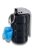 Pojemnik na worki na psie odchody | Granat | Dyspenser na woreczki dla psa