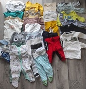 Paczka ubrań r. 68 chłopiec (40 szt)