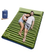 Samopompujący materac dla 2 osób 196/145 cm zielony