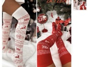 Zakolanówki Damskie Świąteczne 