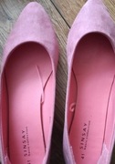 Baleriny różowe. Sinsay. Rozmiar 41