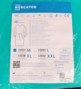 Komplet 10 szt. Fartuchów Ochronnych MERCATOR – Rozmiar M