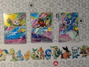 Zestaw trzech kart promo Pokémon First Partner Alola