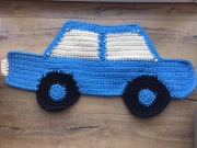 DYWAN AUTO RĘCZNIE ROBIONY NA SZYDEŁKU SZNUREK 5mm