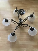 Stylowy żyrandol do pokoju i salonu jak nowy, vintage, lampa rustykalna