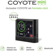 Coyote Mini asystent kierowcy, alerty w czasie rzeczywistym