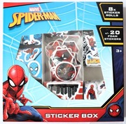 Spiderman naklejki zestaw 8 rolek naklejek i 20 naklejek piankowych