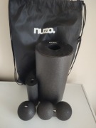 Nuzo zestaw do masażu fitness 4w1 roller, wałek, piłka, double ball 