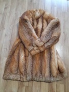 Naturalne futro z całych rudych lisów