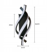 Kinkiet LED lampa ścienna 22W 6500K 2500LM
