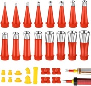 KOŃCÓWKI DO SILIKONU SILIKONOWANIA DYSZA APLIKATOR WYCISKACZ TUBOWY 29SZT