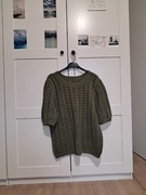 Vintage sweter narzutka szydełkowa