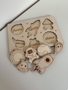 Drewniane Puzzle Kosmos Montessori