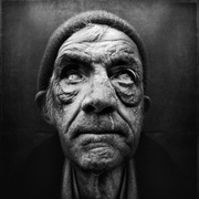 Olej na płótnie, Lee Jeffries 130x130 cm 2012 rok