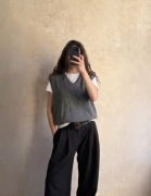 Vintage vest Tommy Hilfiger szara kamizelka XXL clean / scandi style